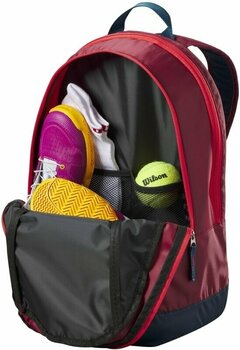 Tennis Bag Wilson Junior Backpack 2 Red/Infrared Tennis Bag - 3