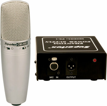 Microfon cu condensator pentru studio Superlux CM-H8D Microfon cu condensator pentru studio - 3