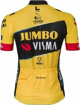 Camisola de ciclismo Agu Replica Jersey SS Team Jumbo-Visma Women Camisola Yellow XS - 2