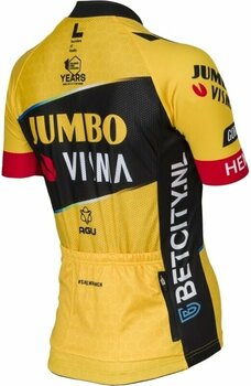 Camisola de ciclismo Agu Replica Jersey SS Team Jumbo-Visma Women Camisola Yellow S - 4