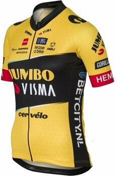 Camisola de ciclismo Agu Replica Jersey SS Team Jumbo-Visma Women Camisola Yellow L - 3