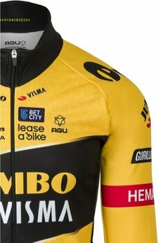 Cycling jersey Agu Replica Jacket Team Jumbo-Visma Yellow S - 2