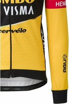 Cycling jersey Agu Replica Jacket Team Jumbo-Visma Yellow S - 3