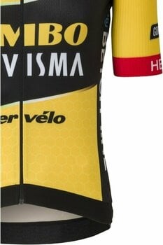 Cyklo-Dres Agu Premium Replica Jersey SS Team Jumbo-Visma Men Yellow S Dres - 3