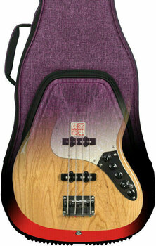 Bassguitar Gigbag MUSIC AREA WIND20 PRO EB Bassguitar Gigbag Purple - 4