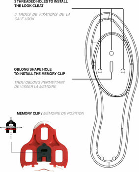 Cleats / Accessories de pédales Look Cleat Keo Grip Black Cleats / Accessories de pédales - 4
