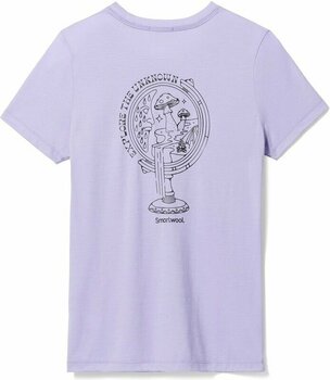 Outdoor T-Shirt Smartwool Women's Explore the Unknown Graphic Short Sleeve Tee Slim Fit Ultra Violet S Outdoor T-Shirt - 2