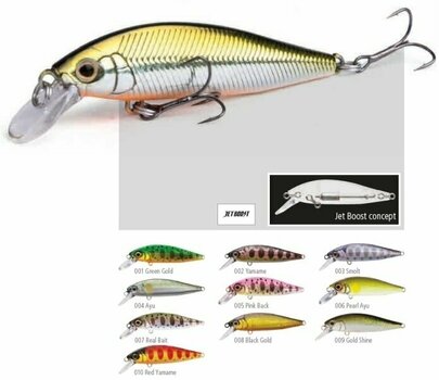 Wobler Shimano Cardiff Pinspot 50S Black Gold 5 cm 3,5 g Wobler - 3