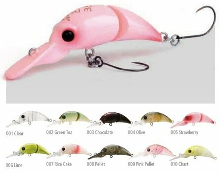 Wobler Shimano Cardiff Fuwatoro 35F Lime 3,5 cm 2,5 g Wobler - 3