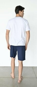 Fitness fehérnemű Fila FPS1131 Man Jersey Pyjamas White/Blue M Fitness fehérnemű - 8
