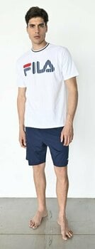 Fitness spodní prádlo Fila FPS1131 Man Jersey Pyjamas White/Blue XL Fitness spodní prádlo - 7