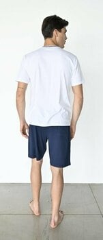 Fitness spodní prádlo Fila FPS1131 Man Jersey Pyjamas White/Blue XL Fitness spodní prádlo - 8