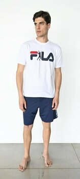 Fitnessondergoed Fila FPS1131 Man Jersey Pyjamas White/Blue M Fitnessondergoed - 7
