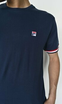 Fitnessondergoed Fila FPS1135 Jersey Stretch T-Shirt / French Terry Pant Navy M Fitnessondergoed - 4