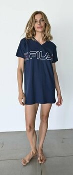 Fitness-undertøj Fila FPS4117 Woman Jersey Stretch Pyjamas Navy M Fitness-undertøj - 5