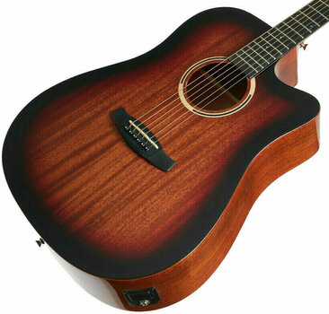 Elektroakustinen kitara Tanglewood DBT DCE SB G Thru Sunburst Gloss - 3