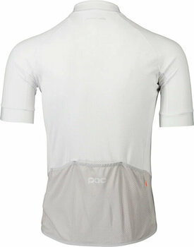 Велосипедна тениска POC Essential Road Logo Jersey Hydrogen White/Granite Grey 2XL Джърси - 3