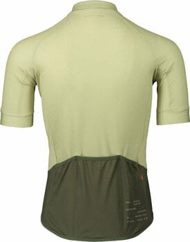 Велосипедна тениска POC Essential Road Logo Jersey Prehnite Green/Epidote Green S Джърси - 2