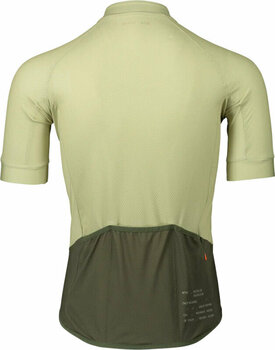 Велосипедна тениска POC Essential Road Logo Jersey Prehnite Green/Epidote Green 2XL Джърси - 2