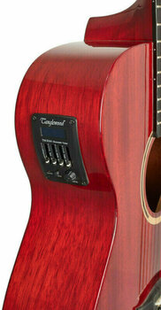 electro-acoustic guitar Tanglewood DBT SFCE TR G Thru Red Gloss - 4