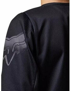 Maillot de motocross FOX Kids Blackout Jersey Black/Black M Maillot de motocross - 5