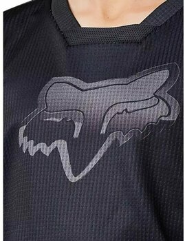 Maillot de motocross FOX Kids Blackout Jersey Black/Black M Maillot de motocross - 4
