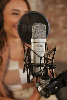 Mikrofon pojemnosciowy studyjny Rode NT1 5th Generation Silver Mikrofon pojemnosciowy studyjny - 14