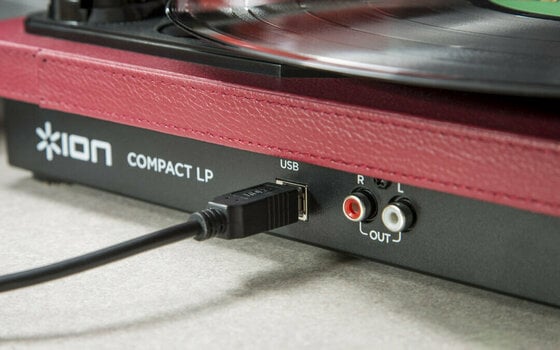 Turntable ION Compact LP Burgundy - 2