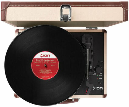 Tourne-disque ION Vinyl Motion Deluxe Ivory - 3