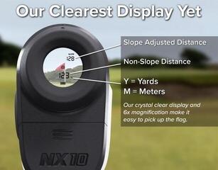 Telémetro láser Precision Pro Golf NX10 Non-Slope Rangefinder Telémetro láser White/Black - 4