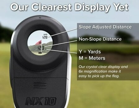 Telémetro láser Precision Pro Golf NX10 Non-Slope Rangefinder Telémetro láser White/Black - 5