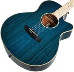 Electro-acoustic guitar Tanglewood TW4 BLA Aquamarine Blue Gloss Electro-acoustic guitar - 3