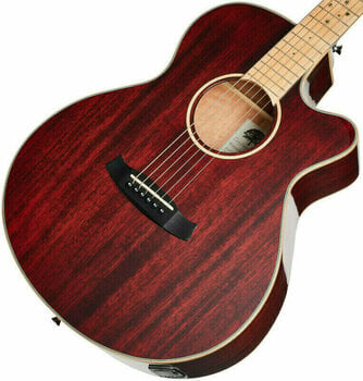 Electro-acoustic guitar Tanglewood TW4 BLB Barossa Red Gloss - 3