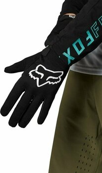 Guantes de ciclismo FOX Ranger Gloves Black/White L Guantes de ciclismo - 3