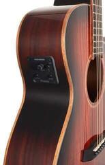 Electro-acoustic guitar Tanglewood TW4 E KOA Autumn Burst Gloss Electro-acoustic guitar - 3
