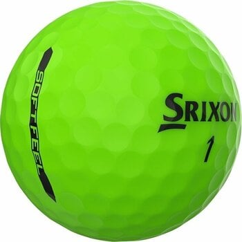 Нова топка за голф Srixon Soft Feel Brite 13 Golf Balls Brite Green - 3