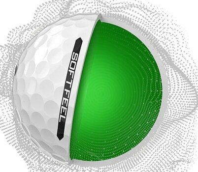 Golf žogice Srixon Soft Feel 13 Golf Balls Soft White - 7