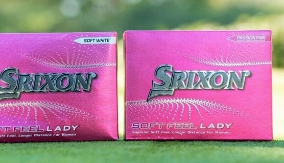 Golfový míček Srixon Soft Feel Lady 8 Golf Balls Soft White - 6