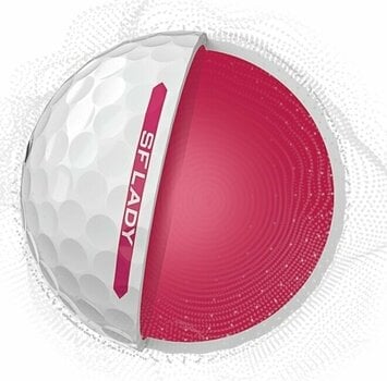 Golfová loptička Srixon Soft Feel Lady 8 Golf Balls Soft White - 8