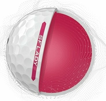 Piłka golfowa Srixon Soft Feel Lady 8 Golf Balls Passion Pink - 8