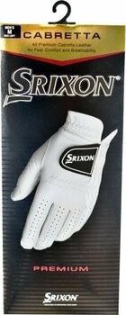 Handschuhe Srixon Premium Cabretta Leather Mens Golf Glove LH White S - 3