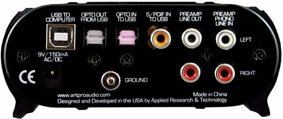 Pré-amplificador fono ART USB Phono Plus Project Series - 3
