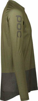 Jersey/T-Shirt POC MTB Pure LS Jersey Epidote Green/Sylvanite Grey 2XL Jersey - 2