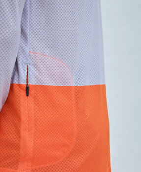 Велосипедна тениска POC MTB Pure LS Jersey Granite Grey/Zink Orange M Джърси - 6