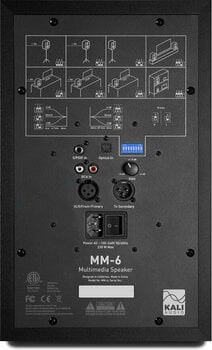 2-utas stúdió monitorok Kali Audio MM 6 (Csak kicsomagolt) - 5