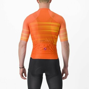 Odzież kolarska / koszulka Castelli Climber'S 3.0 SL Jersey Golf Brilliant Orange M - 2