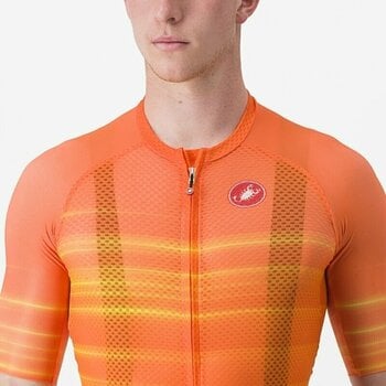 Mez kerékpározáshoz Castelli Climber'S 3.0 SL Jersey Dzsörzi Brilliant Orange XL - 5