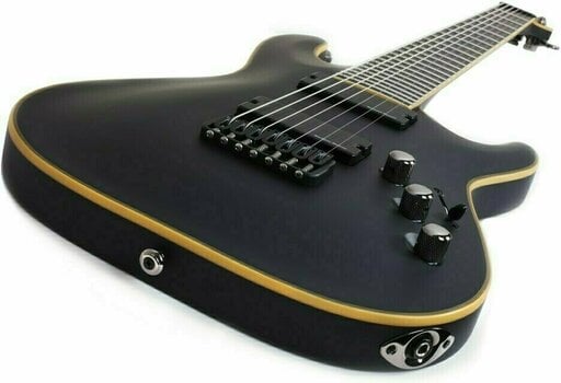 7-string Electric Guitar Schecter Blackjack ATX C-7 Aged Black Satin - 3