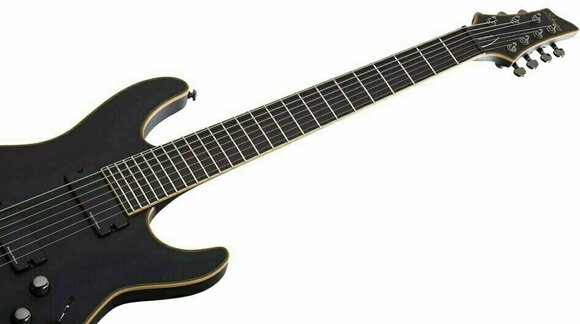 7-string Electric Guitar Schecter Blackjack ATX C-7 Aged Black Satin - 6