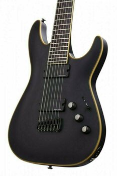 7-string Electric Guitar Schecter Blackjack ATX C-7 Aged Black Satin - 7